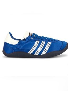 adidas Wales Bonner Blue & White Low-Profile Sneakers